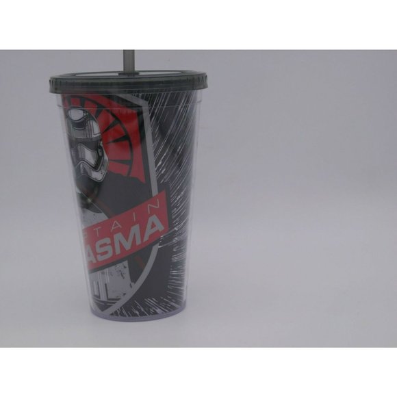 Captain Phasma Reusable Cup With Lid and Straw - Picture 2 of 6